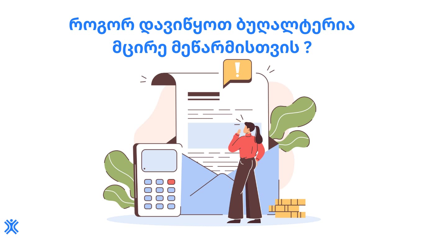 ბუღალტერია მცირე მეწარმისთვის CountMan